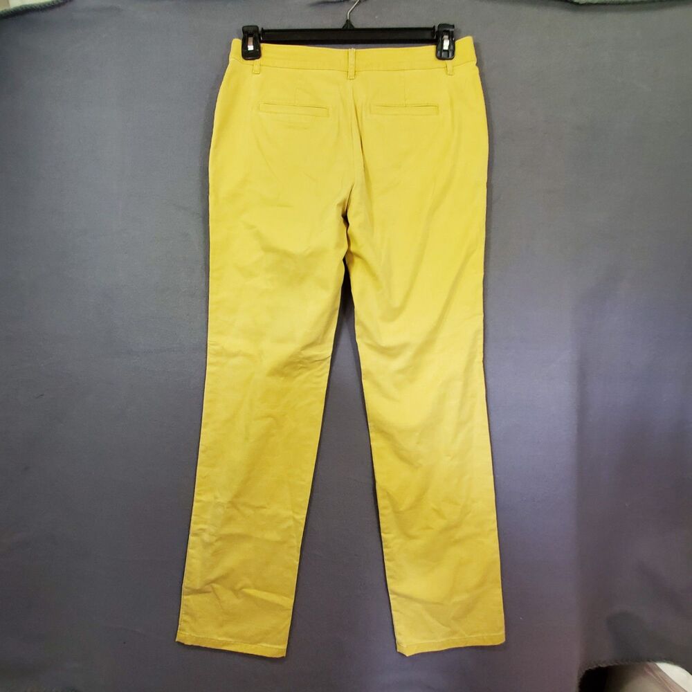 Jjill Pants‎ Womens Size 4 Yellow Cotton Tencel Spandex Mix - Picture 2 of 7